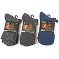 thumbnail image 4 of 6-Pack Men’s Thermal Socks Size 10-13, Light Marled, 4 of 4