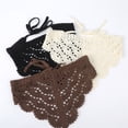 thumbnail image 4 of Liuchenyi Headscarf Hair Scarfs Head Bandanas for Women Fashion Floral Triangle Head Scarf Hair Accessories White, 4 of 8