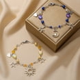 thumbnail image 5 of YIEMEEN Fashionable Punk Bracelet Fashion Wristband Beaded Bracelet Star Charm Bracelet, 5 of 17