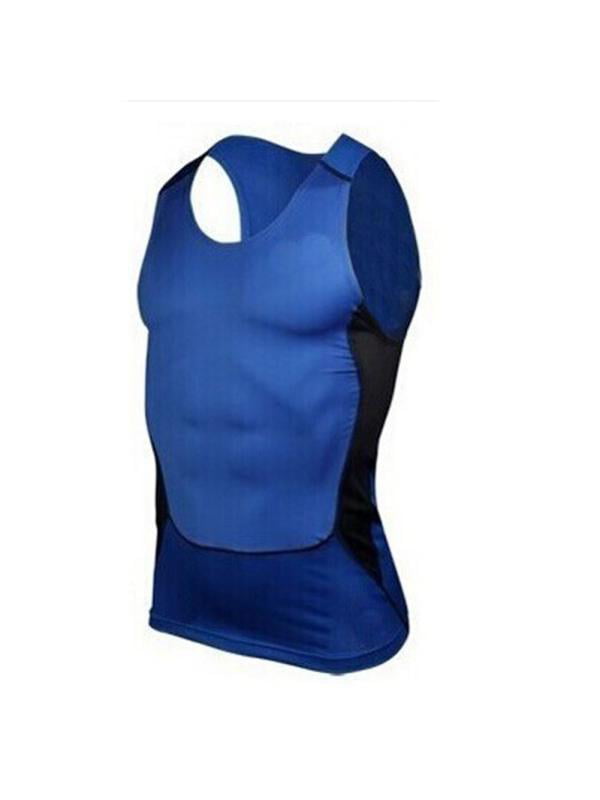 Man Compression Under Shirts Base Layer Vest Athletic T-Shirts Gym Sports Tops