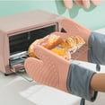 thumbnail image 2 of Wovilon Microwave Gloves Anti-Scalding Insulation Oven Special Kitchen Baking Thickened High-Temperature Steamer Heat-Proof Artifact, 2 of 5