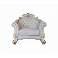 thumbnail image 2 of Antoine Accent Chair, 2 Pillows, Tufted Ivory, Antique Pearl White, 2 of 5