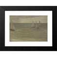 thumbnail image 2 of James Abbott McNeill Whistler 18x13 Black Modern Framed Museum Art Print Titled - Trouville (Grey and Green, the Silver Sea) (1865), 2 of 5