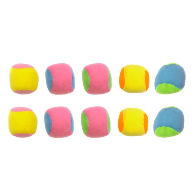 EeaseMX 10 bolas de succión para niños, juguetes adhesivos, dardos (color aleatorio)