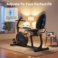 thumbnail image 4 of MERACH Recumbent Exercise Bikes for Home Sit Down Stationary Bicycle Magnetic 8 Levels Resistance Indoor Cycling Bike with Free APP, 4 of 9