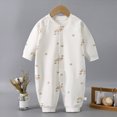 thumbnail image 2 of UAYOTSE Baby Bodysuit Long Sleeve Romper 3 6 9 12 18 24 Months Newborn Fall Winter Pajamas Preemie Infant Boys Girls Sleepers Loungewear,Sizes 5-6 Years, 2 of 5