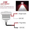 thumbnail image 3 of 2PCS Super Bright 3"Universal Projector LED Fog Lights 12V 10W Red COB Daytime Running Lights DRL Fog Lights, 3 of 5