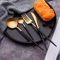 thumbnail image 2 of GloryStar 4pcs Kitchen Cutlery Set With Knife Spoons Forks Corrosion-resistant 304 Stainless Steel Cooking Utensil Set Tableware, 2 of 7