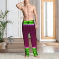 thumbnail image 6 of Lsque Geometry Dash Print Men's Pajama Pants, Lounge Pant - Comfortable Home Wear,Elastic Waistband, Stylish Design-XX-Large, 6 of 9