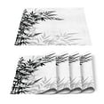 Black Bamboo Bamboo Leaves Table Runner Wedding Table ration Home r