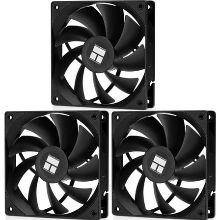 Thermalright TL-C12B V2 X3 PC Fans 120mm - 1550RPM PWM Case Fan | 25.6 db(A) | Includes S-FDB Bearing for Chassis & CPU Coolers