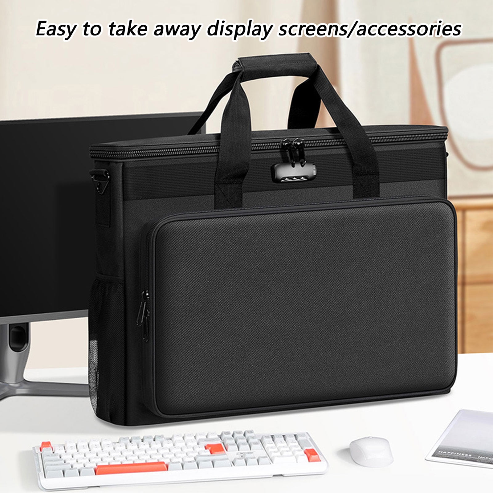 25/27/32inch Desktop Computer Bag Host Case Protective Case Monitor Screen Storage Keyboard Thickened Waterproof Bag