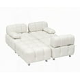 thumbnail image 6 of Modern Technology Cloth 90.60-inch Sofa, Waterproof & Cat Scratch Resistant, 6 of 12