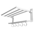 thumbnail image 3 of Towel Rack, Storage Rack Easy Installation Foldable Aluminum  For Bedroom, 3 of 8