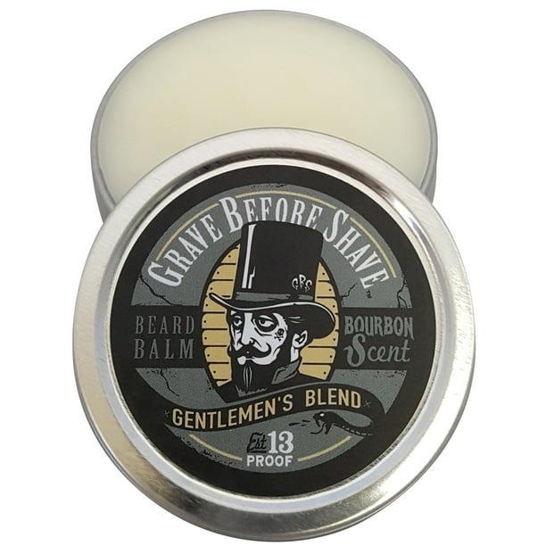 GRAVE BEFORE SHAVE Bálsamo para barba de mezcla para caballeros (aroma a bourbon) (2 oz.)