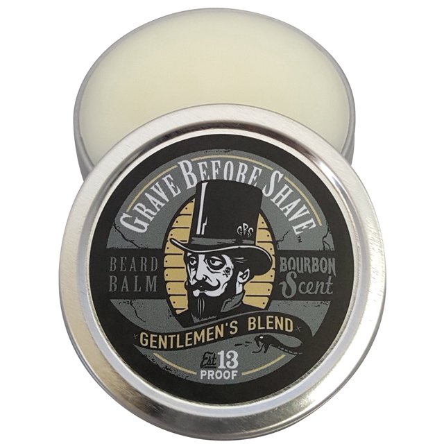 GRAVE BEFORE SHAVE Bálsamo para barba de mezcla para caballeros (aroma a bourbon) (2 oz.)