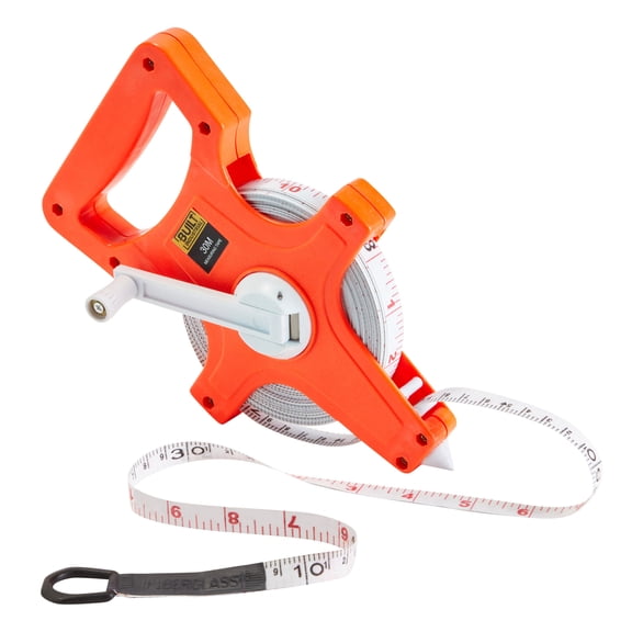 Track and Field Measuring Tape, Retractable 30 Meter Tape Measure for Long Jump
