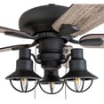 thumbnail image 3 of Prominence Home 50652-01 Piercy Coastal Ceiling Fan, 42", Barnwood/Tumbleweed, Aged Bronze, 3 of 4