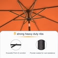 thumbnail image 4 of ACEGOSES 9FT Round Patio Umbrella with UPF50+, Tilt Function, and Wind-Resistant Design——Experience Outdoor Comfort, Orange, 4 of 8