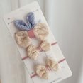 thumbnail image 4 of Enfants Cheveux Noeud Papillon 6PCS Mignon Antidérapant Alligator Cheveux Clip Ponytail Titulaire, 4 of 10