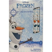 Olaf Valentines with Pencils