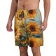 thumbnail image 2 of Balery Sunflower Field Art Traje de Baño Estilo Hawaiano para Hombre, Shorts de Secado Rápido con Bolsillos-Small, 2 of 6