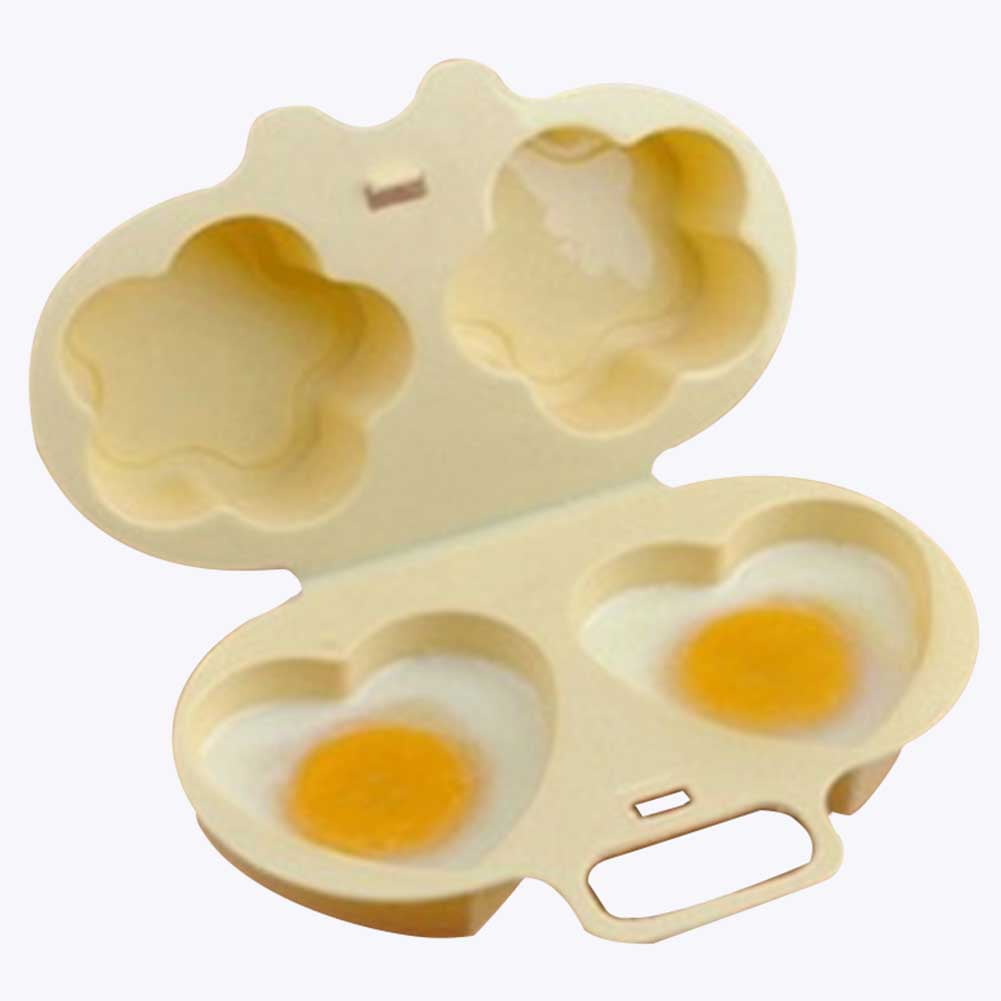 1 Piece Microwave Oven Egg Steamer Premium Egg Poacher Dual Holes Poached Egg Maker Multi-Use Egg Cooker Kitchen Gadget Cooking Tools Blue 
