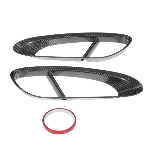 Cubierta De Guardabarros Lateral, Embellecedor De Pala De Guardabarros, 2 Uds., Guardabarros De Fibra De Carbono, Cubierta De Pala De Ventilación Lateral, Reacondicionamiento ANGGREK Air Flow Vent Trim