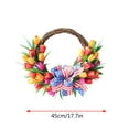 thumbnail image 2 of 4th of July Wreath Patriotic Wreaths for Front Door Patriotic Wreath 4th of July Wreaths for Front Door Independence Day Wreath Memorial Day Decor Forth of July Wreath Indoor Outdoor Home Decoration, 2 of 9