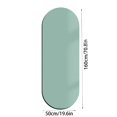 thumbnail image 4 of Nuoqisi Extra Thick Yoga Mat, Large Workout Mat| Non-slip, extra long & wide, thick cushion for joint, fitness mat for yoga, pilates, stretching & floor workouts , Mint Green, 4 of 7