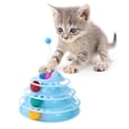 thumbnail image 2 of Removable 4-layer Cats Turntable Toys With Antenna Ball Educational Training Amusement Plate Accessories Interactive Props, 2 of 7