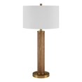 thumbnail image 1 of Henn&Hart 29" Lampe de Table Moderne en Métal avec Accent en Laiton Brun/or, 1 of 3