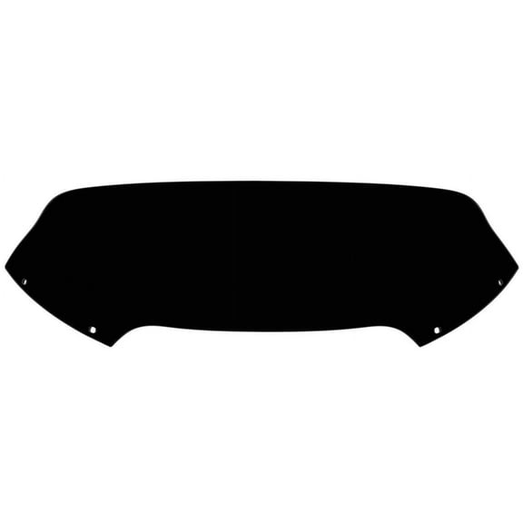 Black Windshield (Spoiler Replacement For Oem Fairings Shield Fltr Road Glide 2015-2016 5")