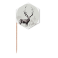 thumbnail image 1 of Reindeer mas Artistic Effect Watercolor Toothpick Flags Cupcake Picks Party Celebration, 1 of 3