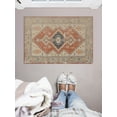 thumbnail image 4 of Great Zero Lofton Ivory & Rust 2' x 3' Accent Rug, 4 of 6