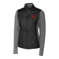 thumbnail image 2 of Women's Cutter & Buck Black Western Kentucky Hilltoppers Vault Stealth Hybrid Quilted Full-Zip Jacket, 2 of 3