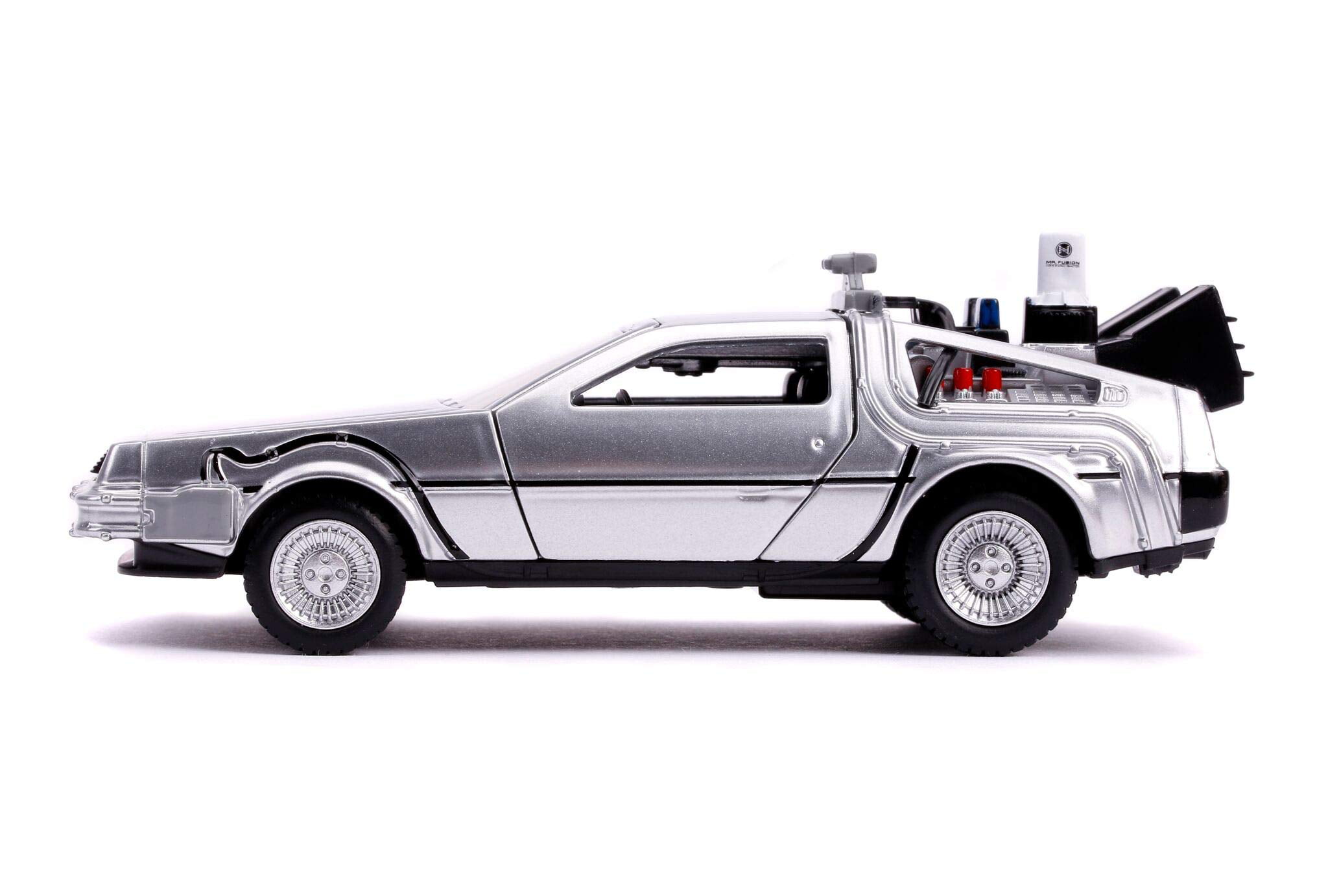 BACK TO THE FUTURE DELOREAN 1:32 SCALE DIE-CAST METAL VEHICLE JADA TOYS CAR 