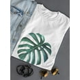 thumbnail image 3 of Tripical Leaf Illustration T-Shirt Women -Image by Shutterstock, Female XX-Large, 3 of 4