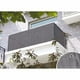 thumbnail image 5 of Mampara de privacidad para balcón, cubierta para valla de HDPE resistente a los rayos UV de 3 pies x 16,4 pies, color negro, para balcón, patio, jardín, protección solar y privacidad, 5 of 8