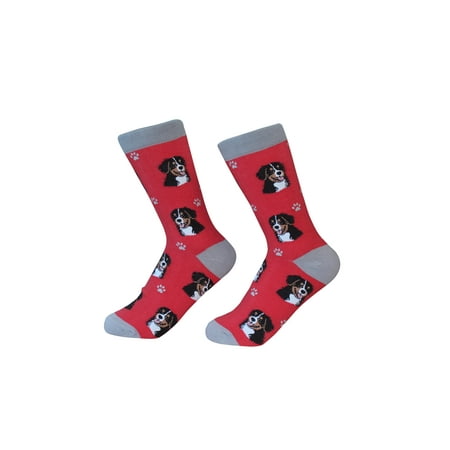 Bernese Mountain Dog Breed Socks Unisex Sock Daddy by E&S