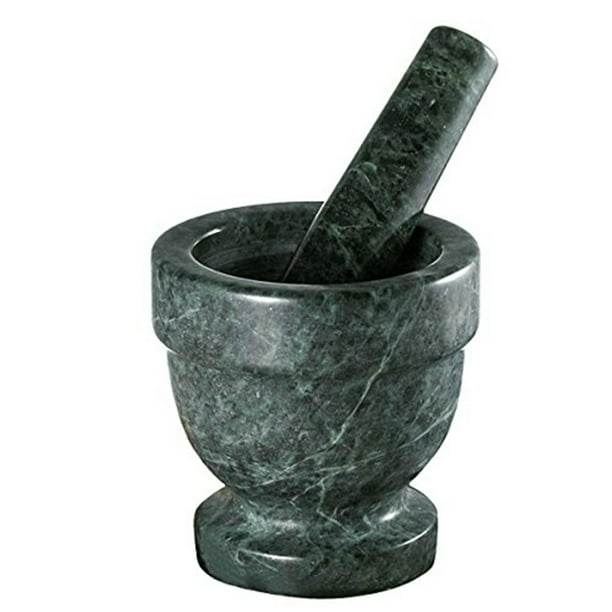 Green 4" x 4" Mortar & Pestle