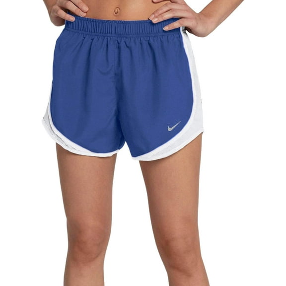Womens Tempo Running Shorts Royal , White , White 2XL
