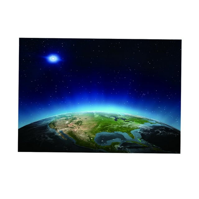 DOLITY Image de l'Espace Réservoir d'Aquarium Autocollant Adhésif 3D 76x56cm