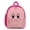pink-style, variant on Kirby Cute Cartoon backpack travel bag adjustable shoulder straps One size