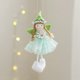 thumbnail image 1 of Adorno De Árbol De Navidad Linda Niña Muñeca Colgante Tela Suave Decoración Colgante Para Decoración Navideña Hogar Festivo Regalo De Navidad 20g Ligero Fácil de Colgar Paquete Individual, 1 of 2
