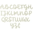 thumbnail image 2 of MDF Letter (L) Unpainted Wood Craft, 2'' Tall Paintable DIY, Script Bright Candy Font, 2 of 3