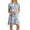 Sky Blue, variant on Women's Plus Size Dress Color Block Short Sleeve T Shirt Dress Casual Summer Dresses