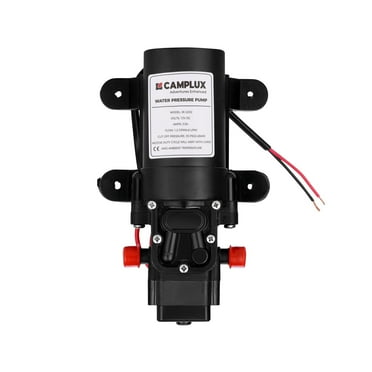 CAMPLUX 12V Water Pressure Diaphragm Pump, Self-Priming Pump JK-2202, 1.2 GPM