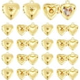 thumbnail image 1 of 20Pcs Heart Photo Frame Charms Golden Picture Locket Charm Metal Locket Pendants Photo Memory Necklace Chain Bouquet Picture Charm for Women Men Wedding Jewelry Making, 1 of 5