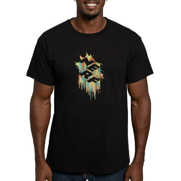CafePress - Nerf Melted Camo T Shirt - Men's Fitted T-Shirt